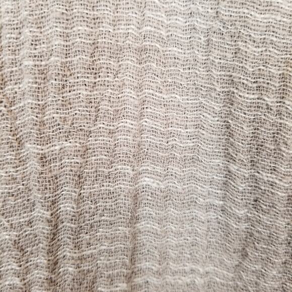 Eileen Fisher Woman 100% Cotton Snap Front Jacket Tan Neutral Plus Size 3X - Picture 7 of 9